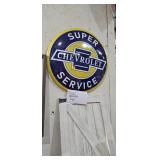 METAL CHEVROLET SIGN