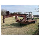 24’ GOOSENECK FLATBED TRAILER