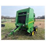 JOHN DEERE 457 MEGA WIDE ROUND BALER