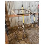 METAL SADDLE TACK RACK