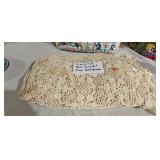 CROCHETED BED COVERLET