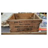 WOODEN NAIL CRATE