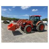 KUBOTA M8540 4X4 TRACTOR AND LOADER