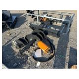 WOLVERINE SKID STEER AUGER WITH TWO BITS