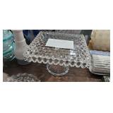 GLASS CAKE STAND