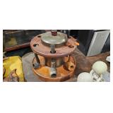 WOODEN PIPE HOLDER / PIPES