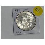 1884 O MORGAN SILVER DOLLAR