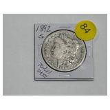 1892 S MORGAN SILVER DOLLAR