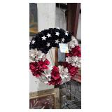 PATRIOTIC DOOR WREATH