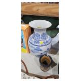 BLUE AND WHITE VASE