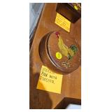 WOODEN ROOSTER BOX