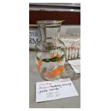 VINTAGE ANCHOR HOCKING JUICE CARAFE