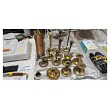 BRASS CANDLESTICK HOLDERS