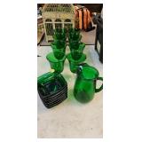GREEN GLASS LOT