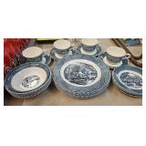 BLUE AND WHITE DISHES