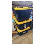 PLASTIC STORAGE TOTE LOT