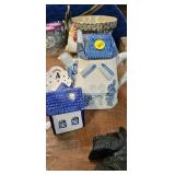 BLUE AND WHITE DISHES
