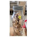 JAR / WOODEN SPOOLS