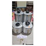 METAL CANISTER SET VINTAGE