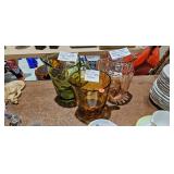 VINTAGE GLASS PITCHER LOT
