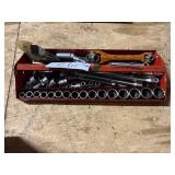 USA SOCKETS, RATCHET, BREAKER BAR, TRAY