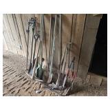 LOT OF YARD TOOLS
