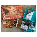 WOOD LATHE CHISELS ETC