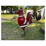 LARGE METAL CHICKEN YARD DEOCR