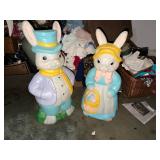 BLOW MOLD EASTER RABBITS