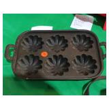 cast iron muffin pan