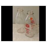 milk bottles