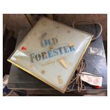 OLD FORESTER VINTAGE CLOCK