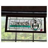 BECKS FRAMED SIGN