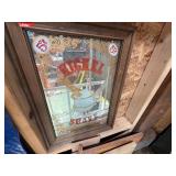NICKEL SHAVE MIRROR SIGN