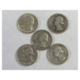WASHINGTON SILVER QUARTERS