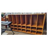 CUBBY WOODEN SHELF
