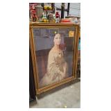 FRAMED LADY PICTURE