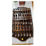VINTAGE SPOON DISPLAY