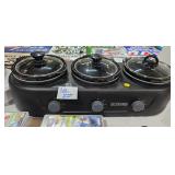 THREE POT WARMER
