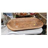 WOODEN DOUGH BOWL