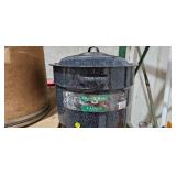 ENAMELWARE CANNING POT WITH LID