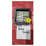 WWII RATION STAMPS