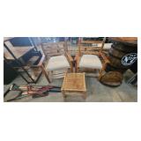 CHAIRS AND TABLE