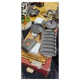 MINIATURE CAST IRON COOKWARE SET