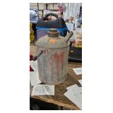 METAL CAN WITH WOOD HANDLE