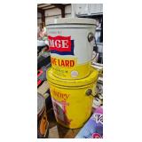VINTAGE LARD TINS