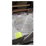 VINTAGE GLASS PLATTER