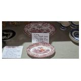 SMALL VINTAGE PINK PLATTERS