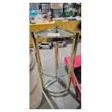 CORNER SHELF WITH GLASS