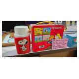 PEANUTS METAL LUNCH BOX / THERMOS